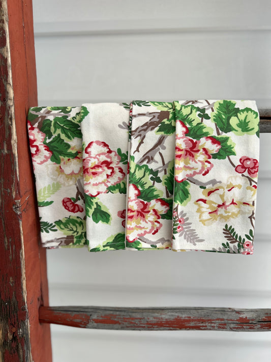 Pretty in Peonies napkins (set of 4)