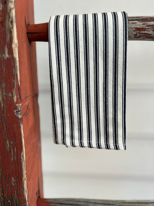 Charcoal Stripe Napkins (Set of 4)