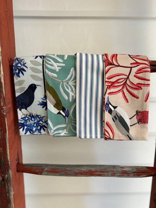 Mixed Bird napkins (set of 4)