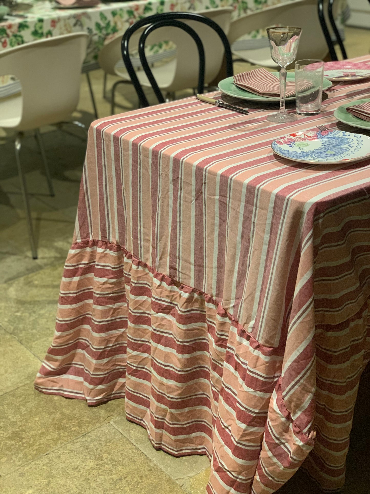 Vermillion Trestle Tablecloth